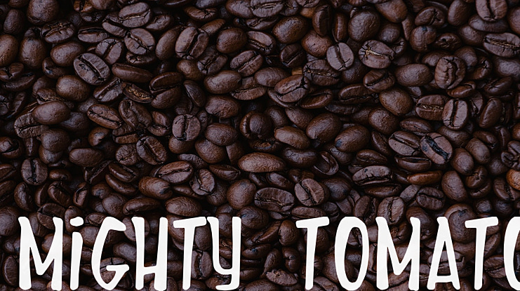 Mighty Tomato Font