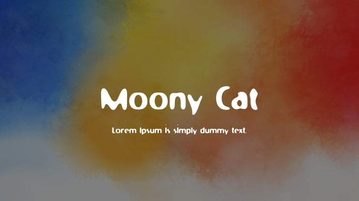 Moony Cat Font
