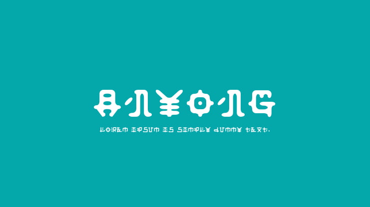 Anyong Font