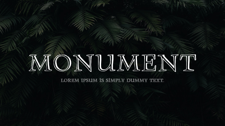 Monument Font