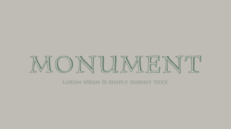 Monument Font