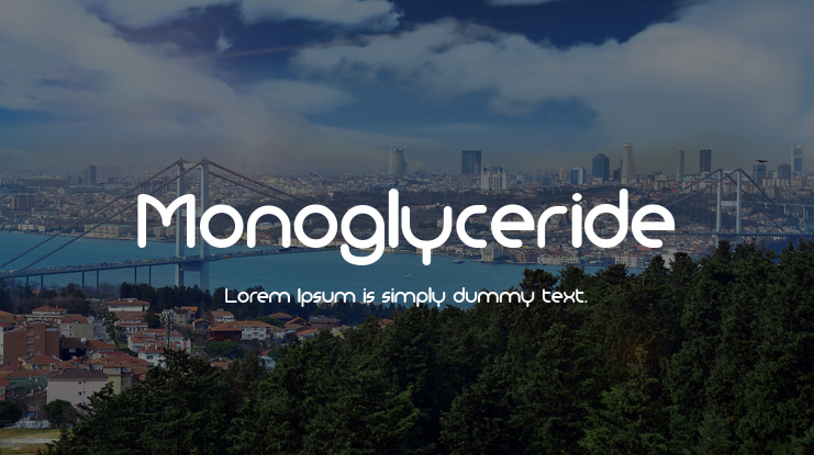 Monoglyceride Font