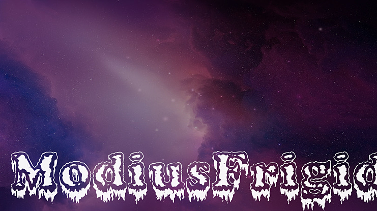 ModiusFrigid Font