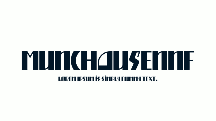 MunchausenNF Font