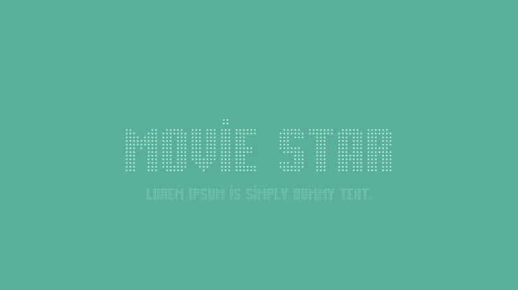 Movie Star Font
