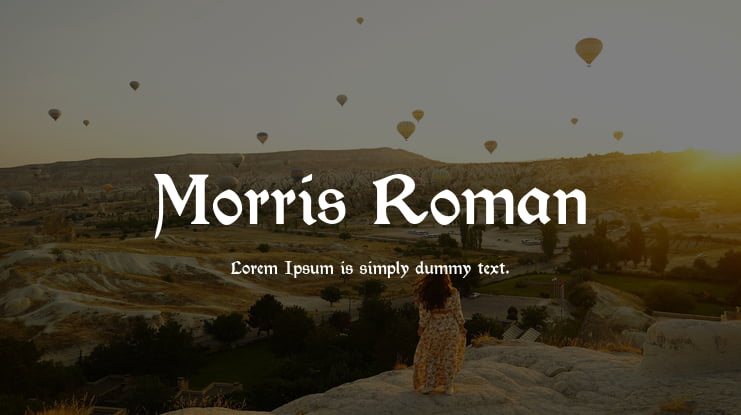 Morris Roman Font
