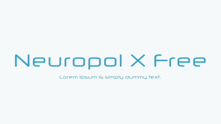 Neuropol X Free Font