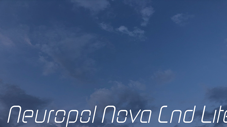 Neuropol Nova Cnd Lite Font