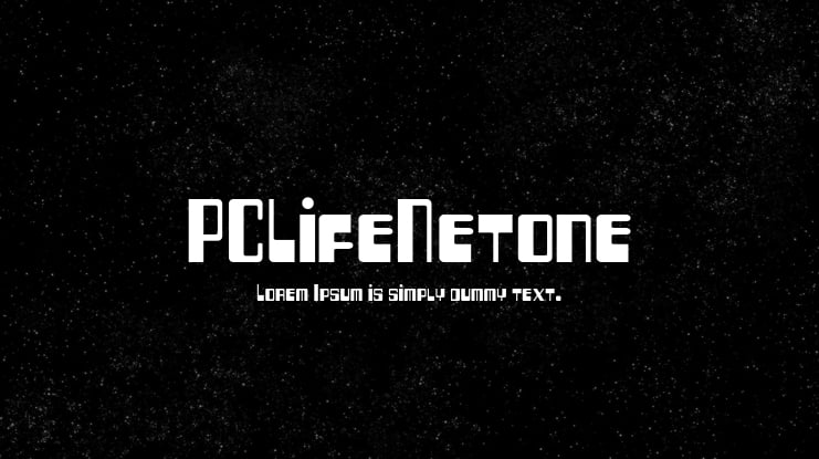PCLifeNetone Font