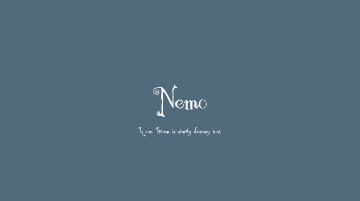 Nemo Font