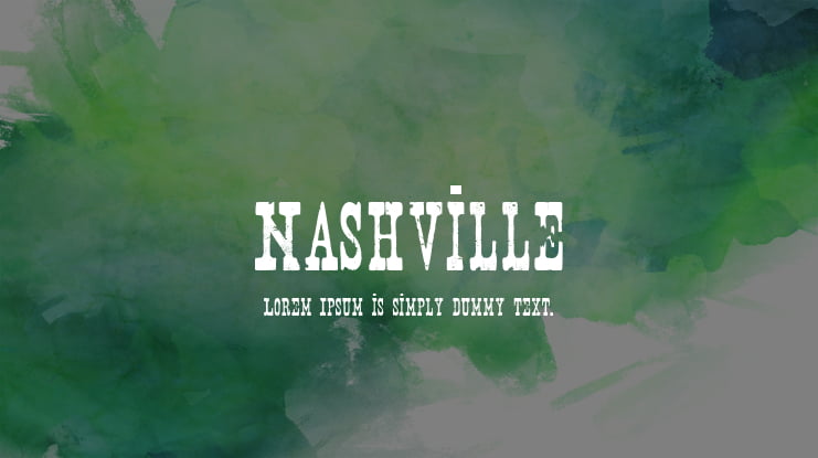 Nashville Font