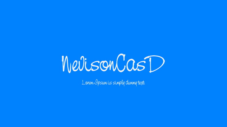 NevisonCasD Font