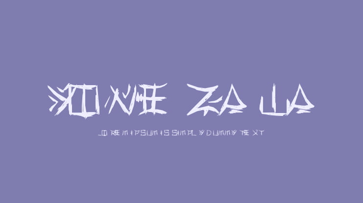 Yonezawa Font