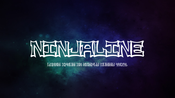 NinjaLine Font