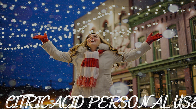 CITRICACID PERSONAL USE Font
