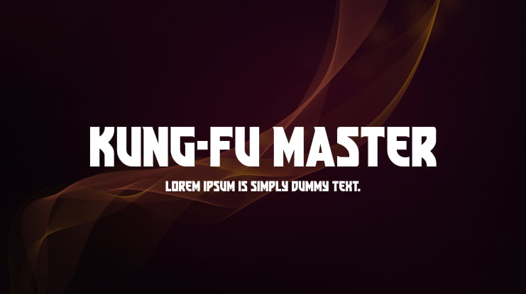 Kung-Fu Master Font Family