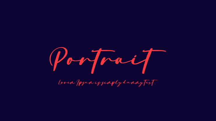 Portrait Font