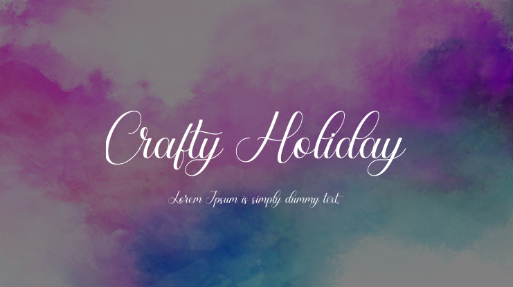 Crafty Holiday Font