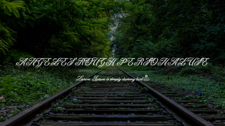 ANGELES ROUGH PERSONAL USE Font