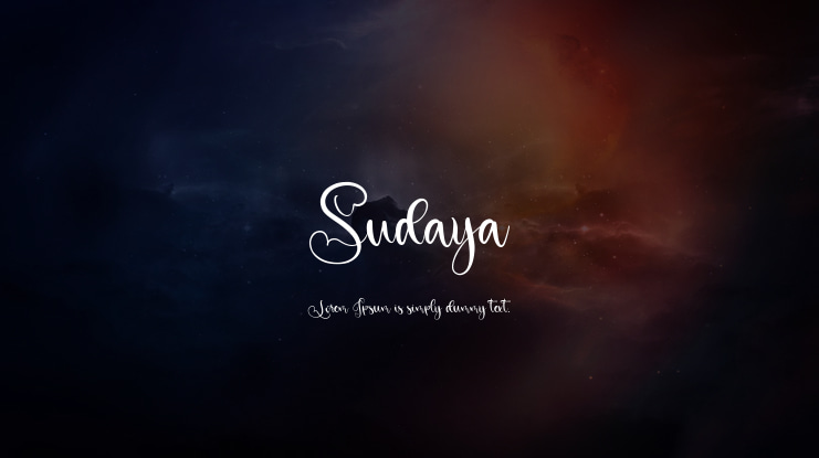 Sudaya Font