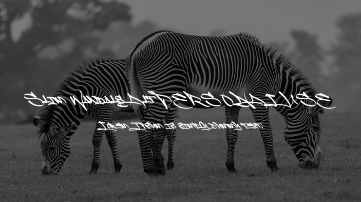 Slim Wandals Alt PERSONAL USE Font Family