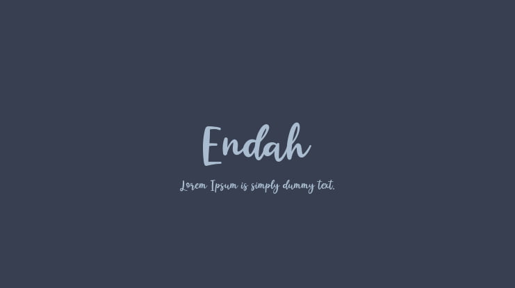 Endah Font
