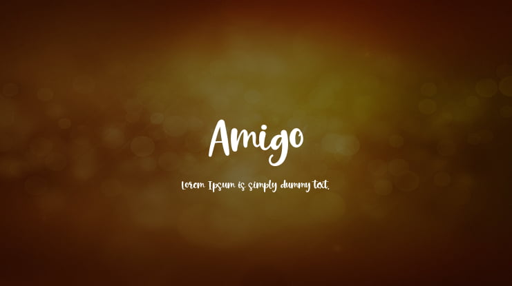 Amigo Font