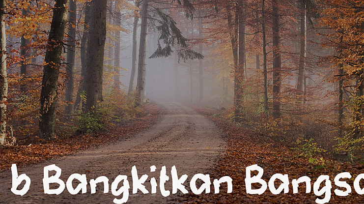 b Bangkitkan Bangsa Font
