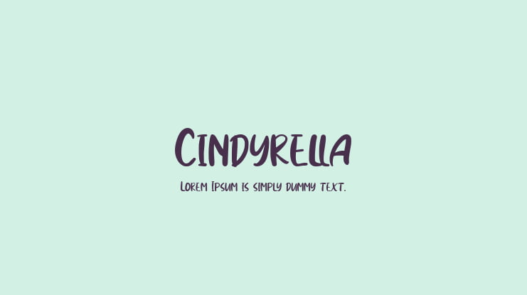 Cindyrella Font