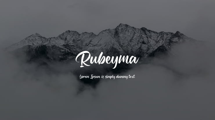 Rubeyma Font