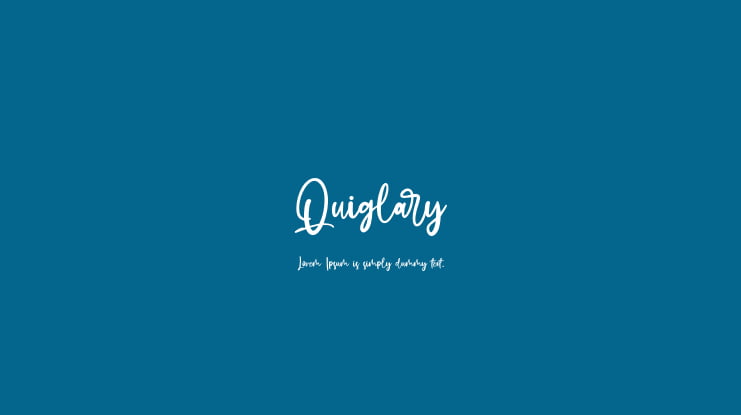 Quiglary Font