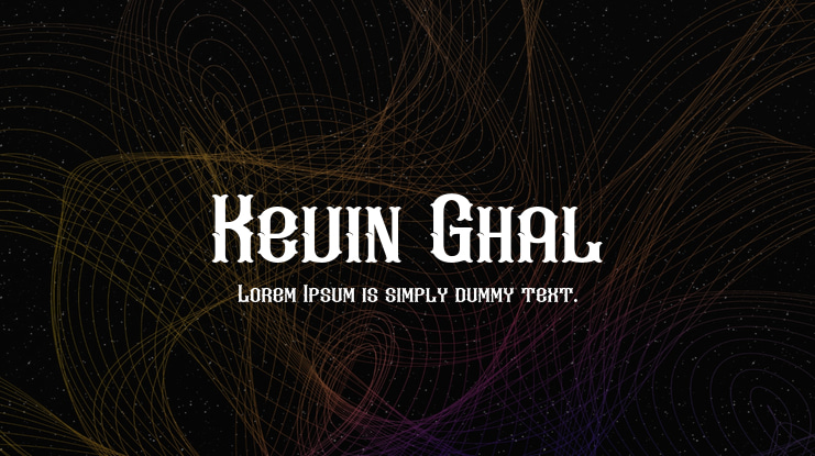 Kevin Ghal Font