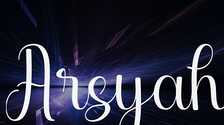 Arsyah Font