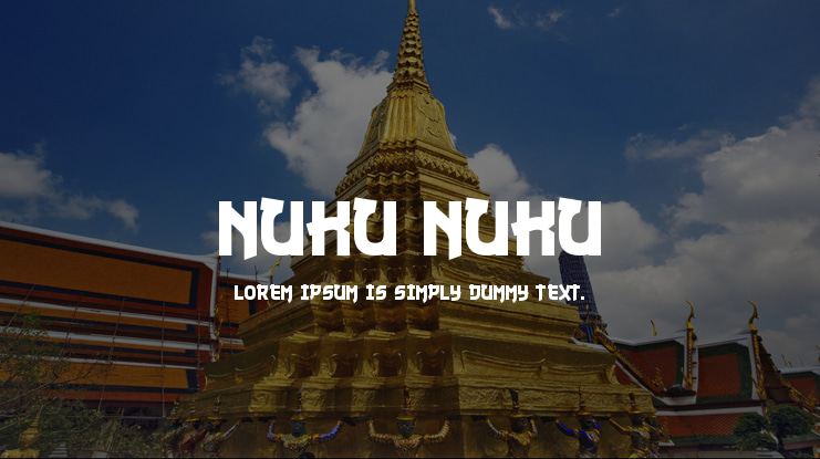 Nuku Nuku Font