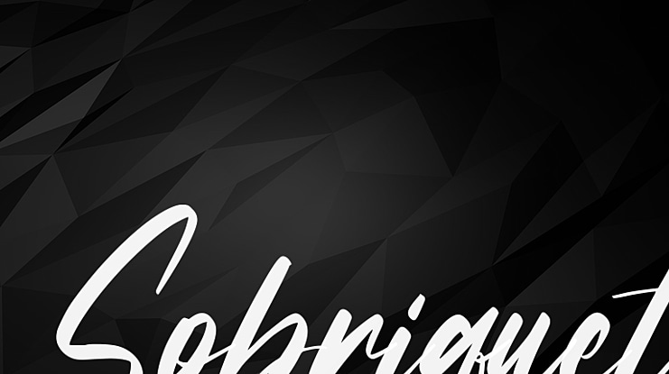 Sobriquet Font