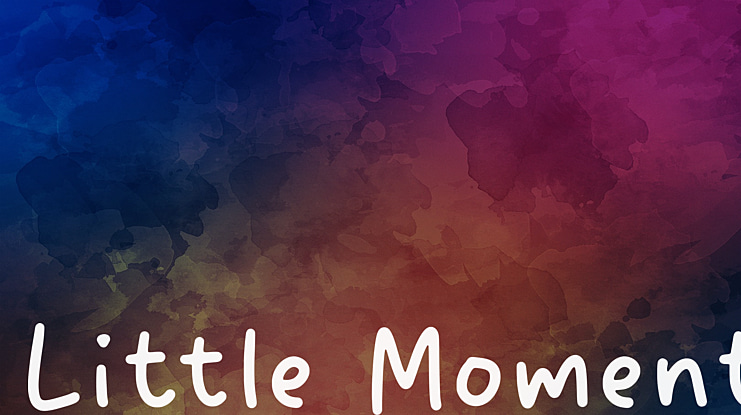 Little Moment Font