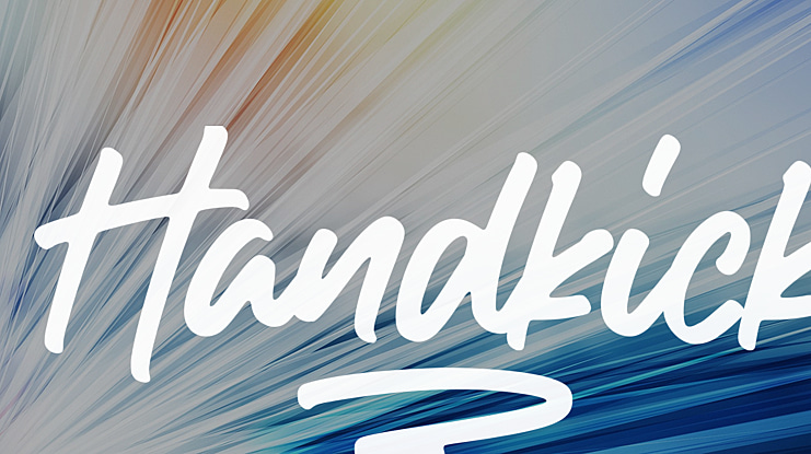 Handkick Font