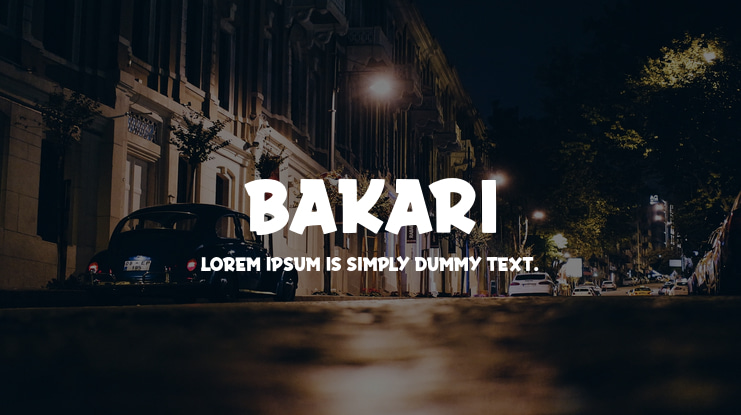 Bakari Font