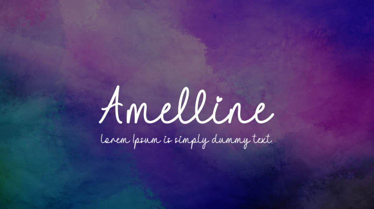 Amelline Font Family