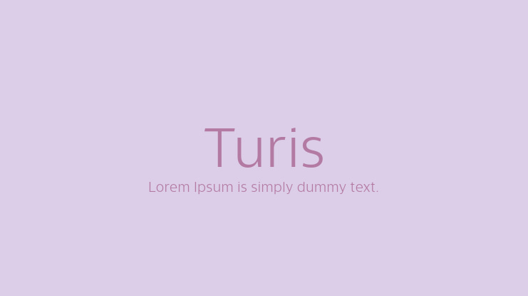 Turis Font Family