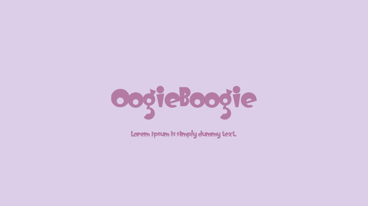 OogieBoogie Font