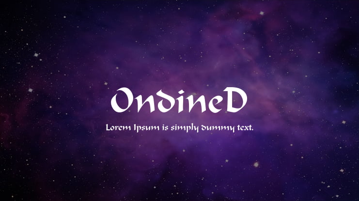 OndineD Font