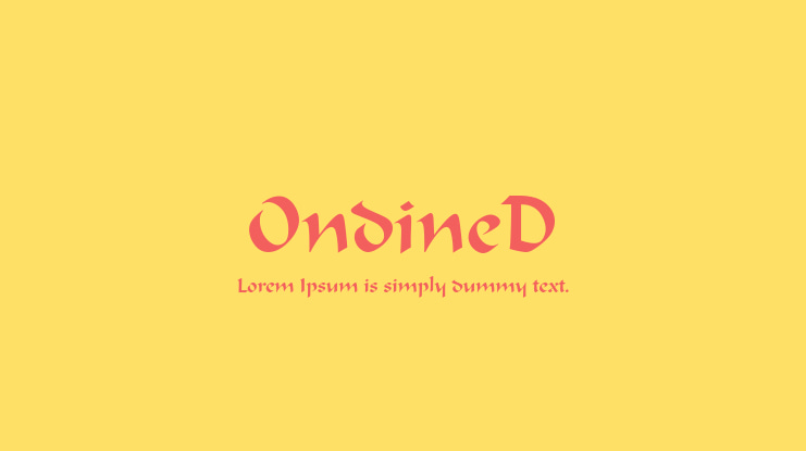 OndineD Font