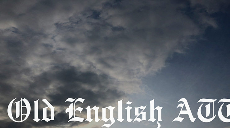 Old English ATT Font
