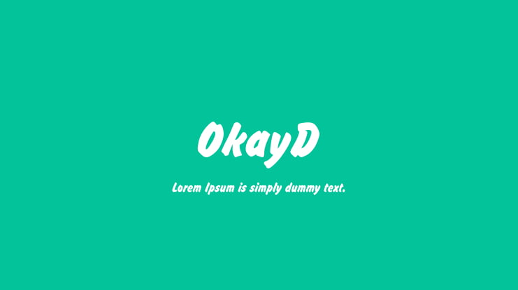 OkayD Font
