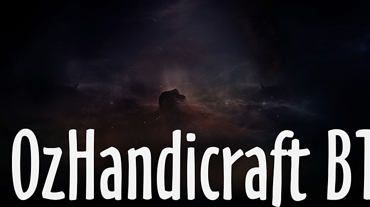 OzHandicraft BT Font