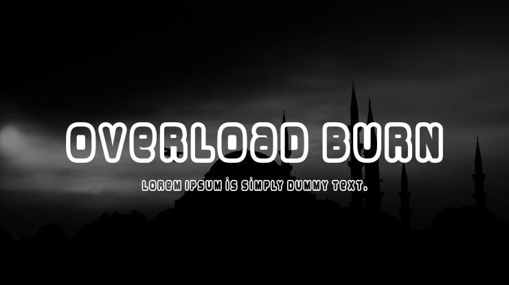 Overload Burn Font