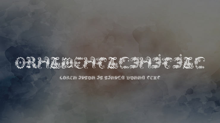 OrnamentalInitial Font