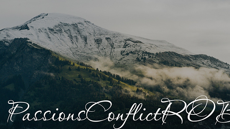 PassionsConflictROB Font