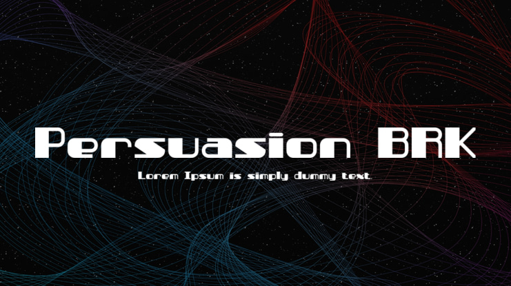 Persuasion BRK Font